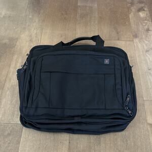 Victorinox Swiss Army Laptop/Messenger Bag Black Size Large Expanding